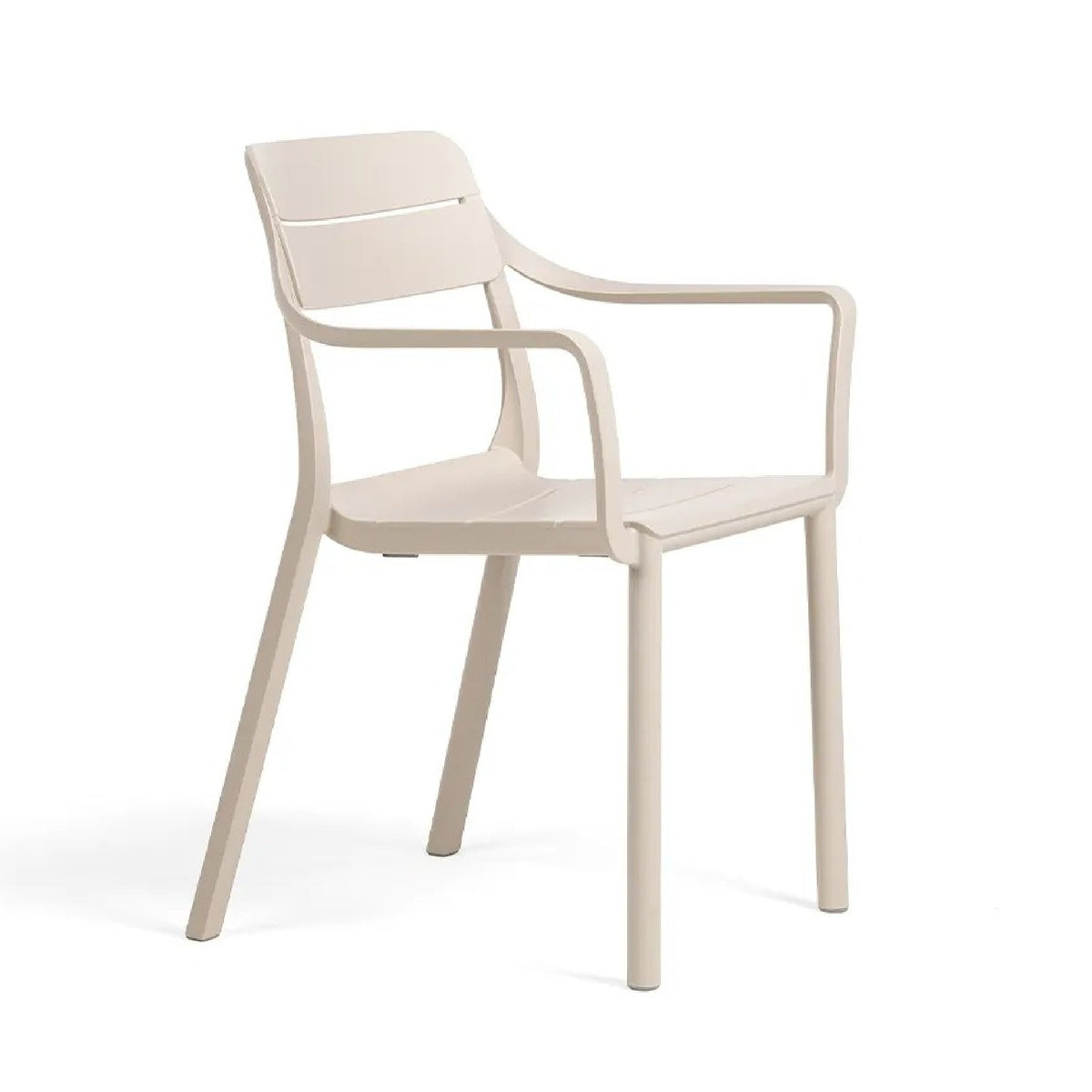 Fiberglass Outdoor Monobloc Dining Armchair | Nardi Cassia