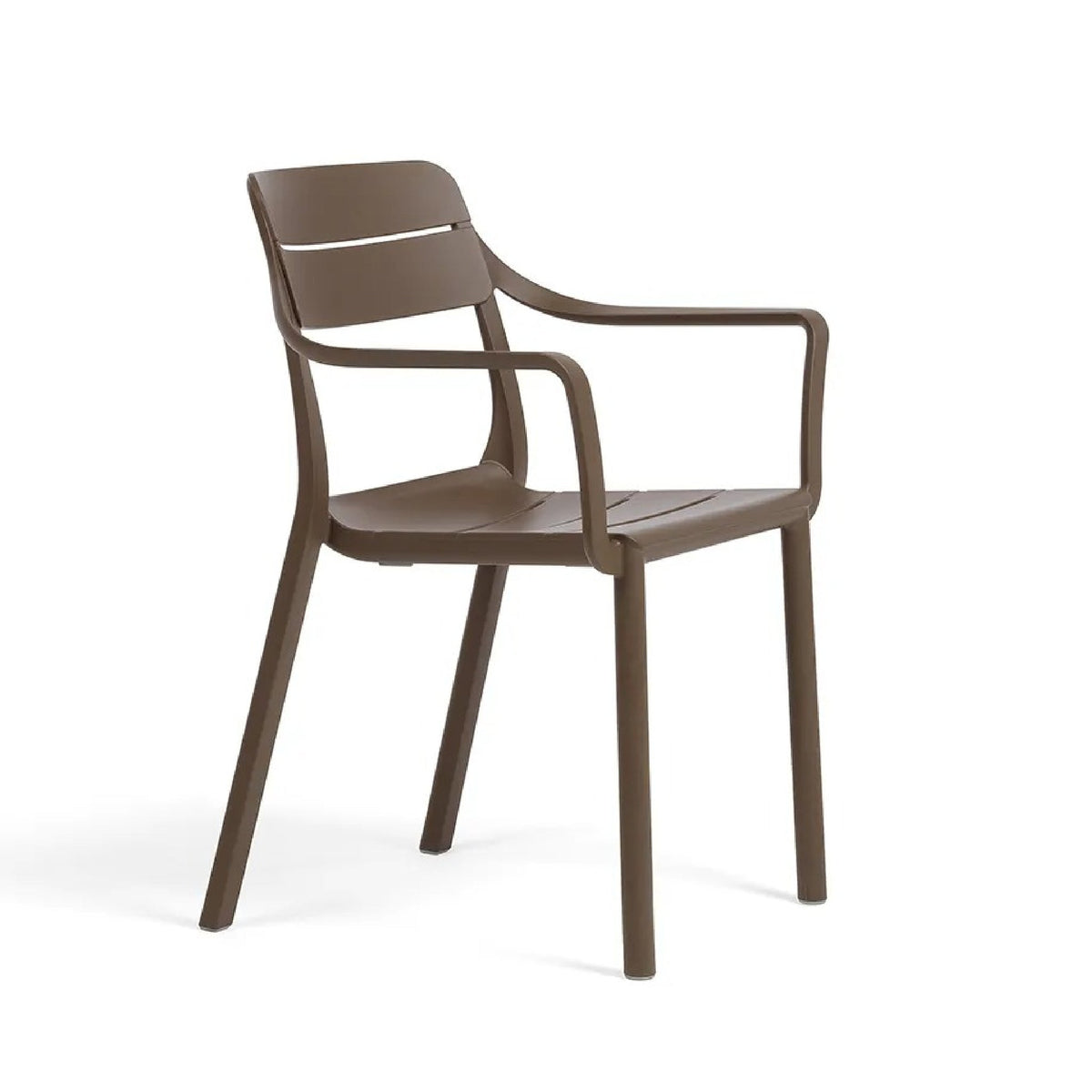 Fiberglass Outdoor Monobloc Dining Armchair | Nardi Cassia
