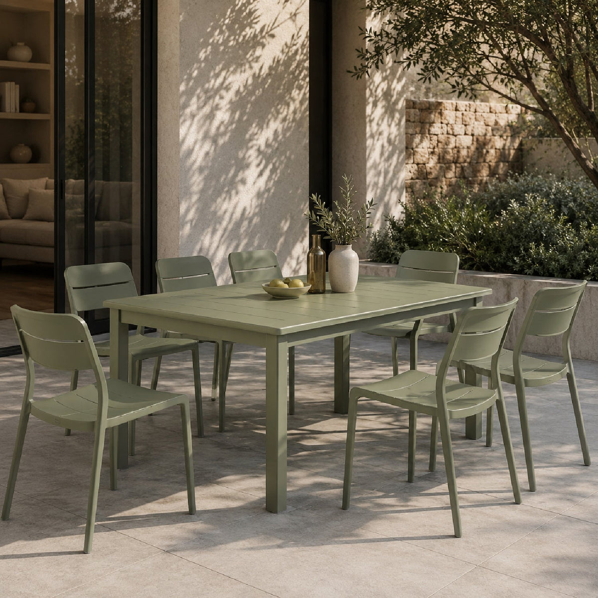 Regenerated Fiberglass Outdoor Dining Chair | Nardi Bistrot