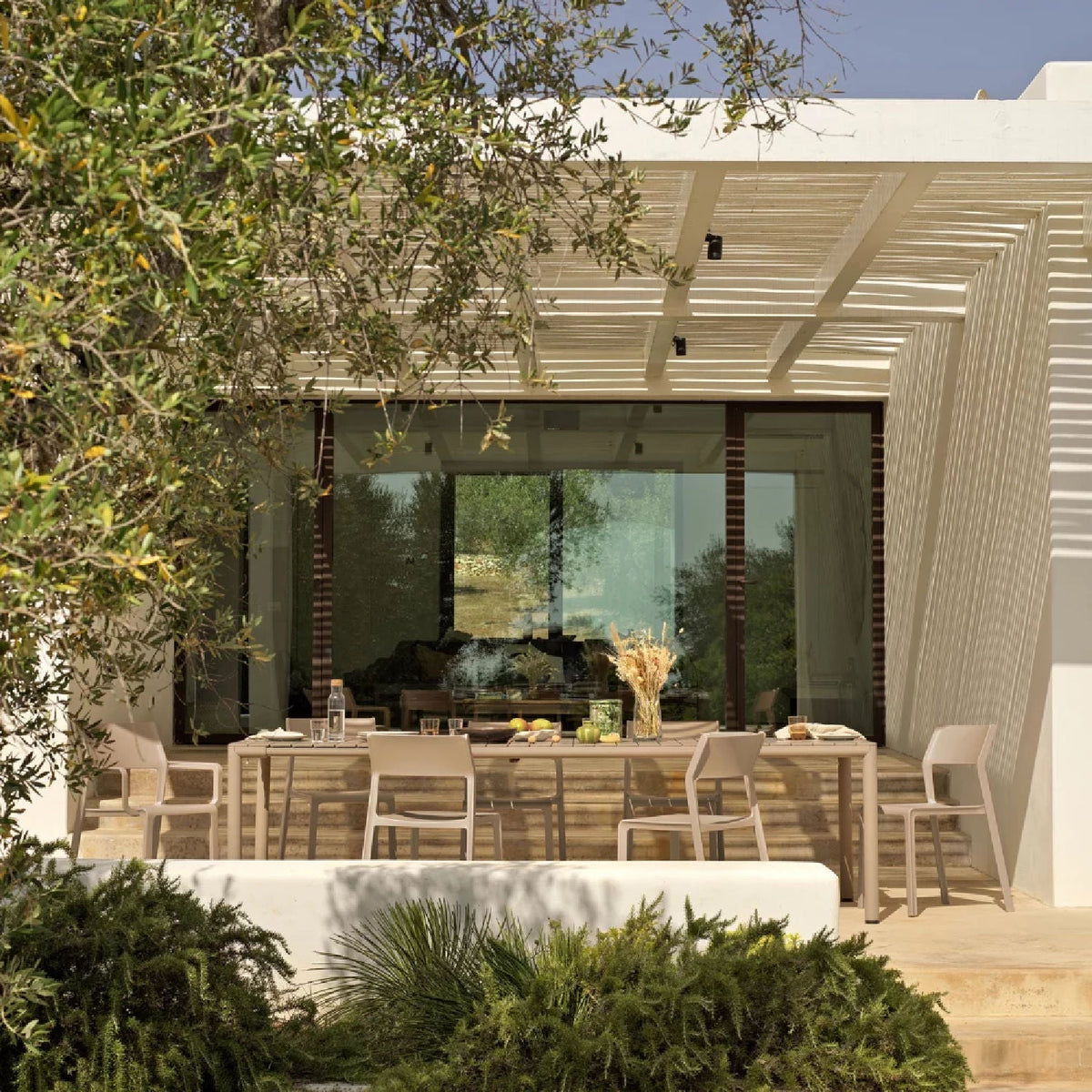 Open-back Outdoor Dining Chair | Nardi Trill