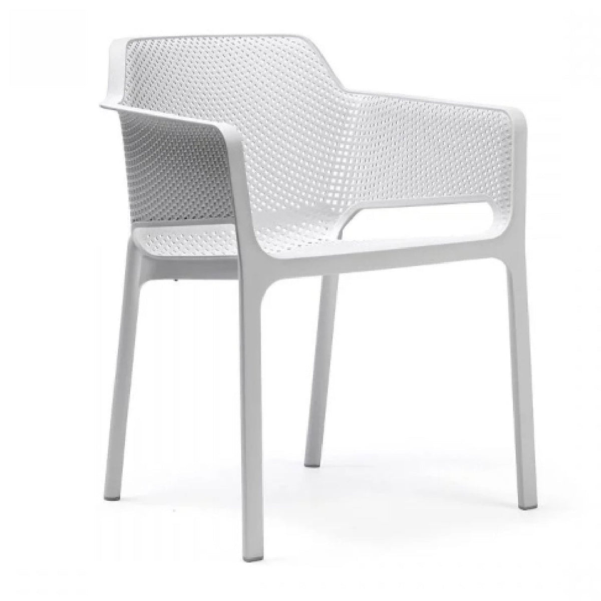 Square Perforated Outdoor Dining Armchair | Nardi Net