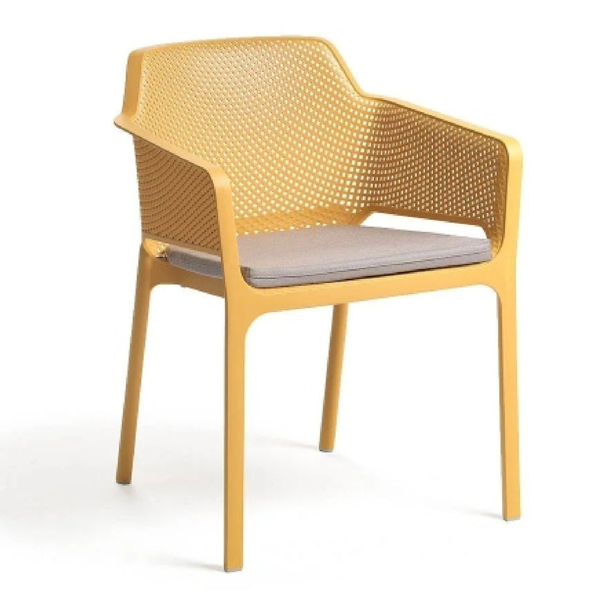 Square Perforated Outdoor Dining Armchair | Nardi Net