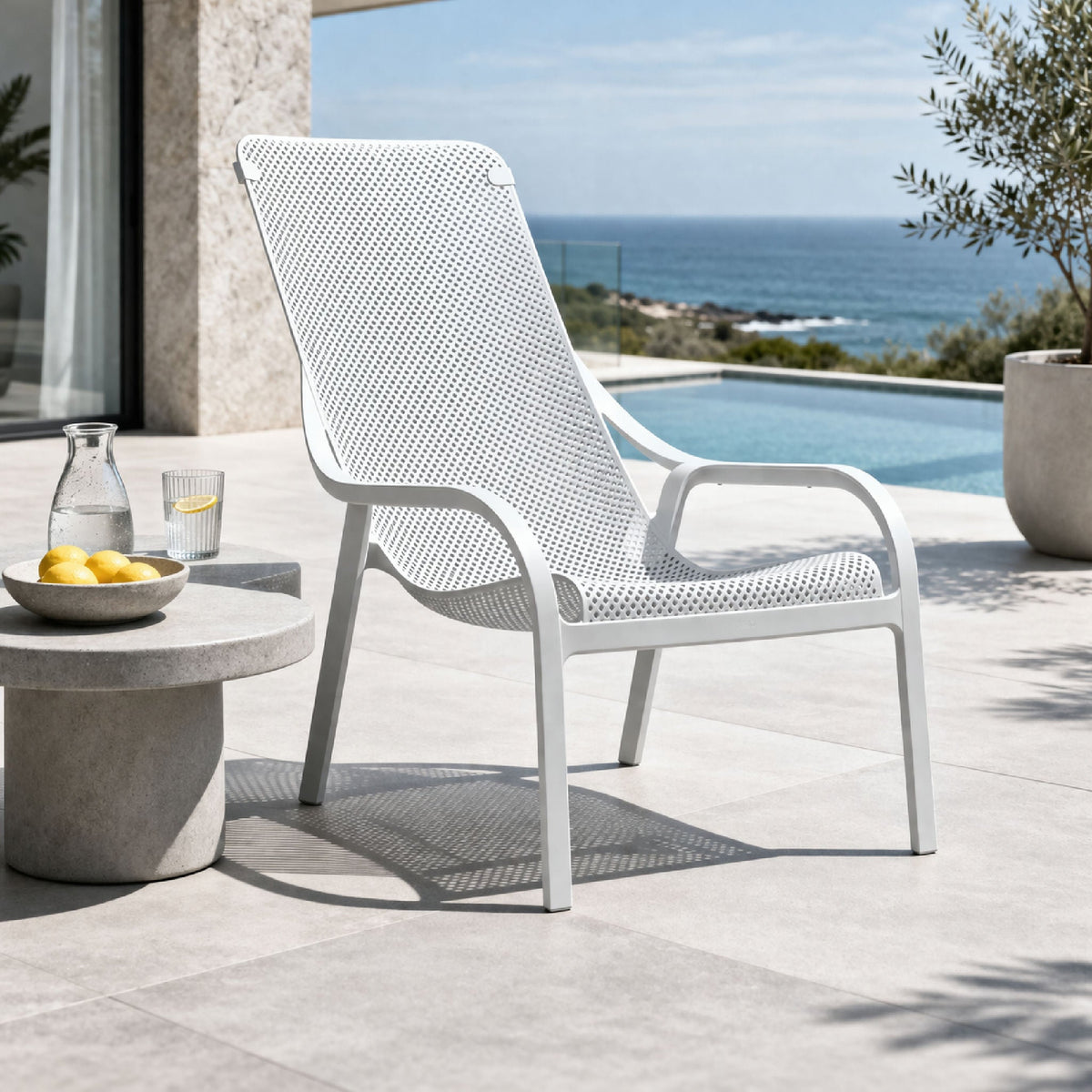 Perforated Outdoor Lounge Chair | Nardi Net Lounge