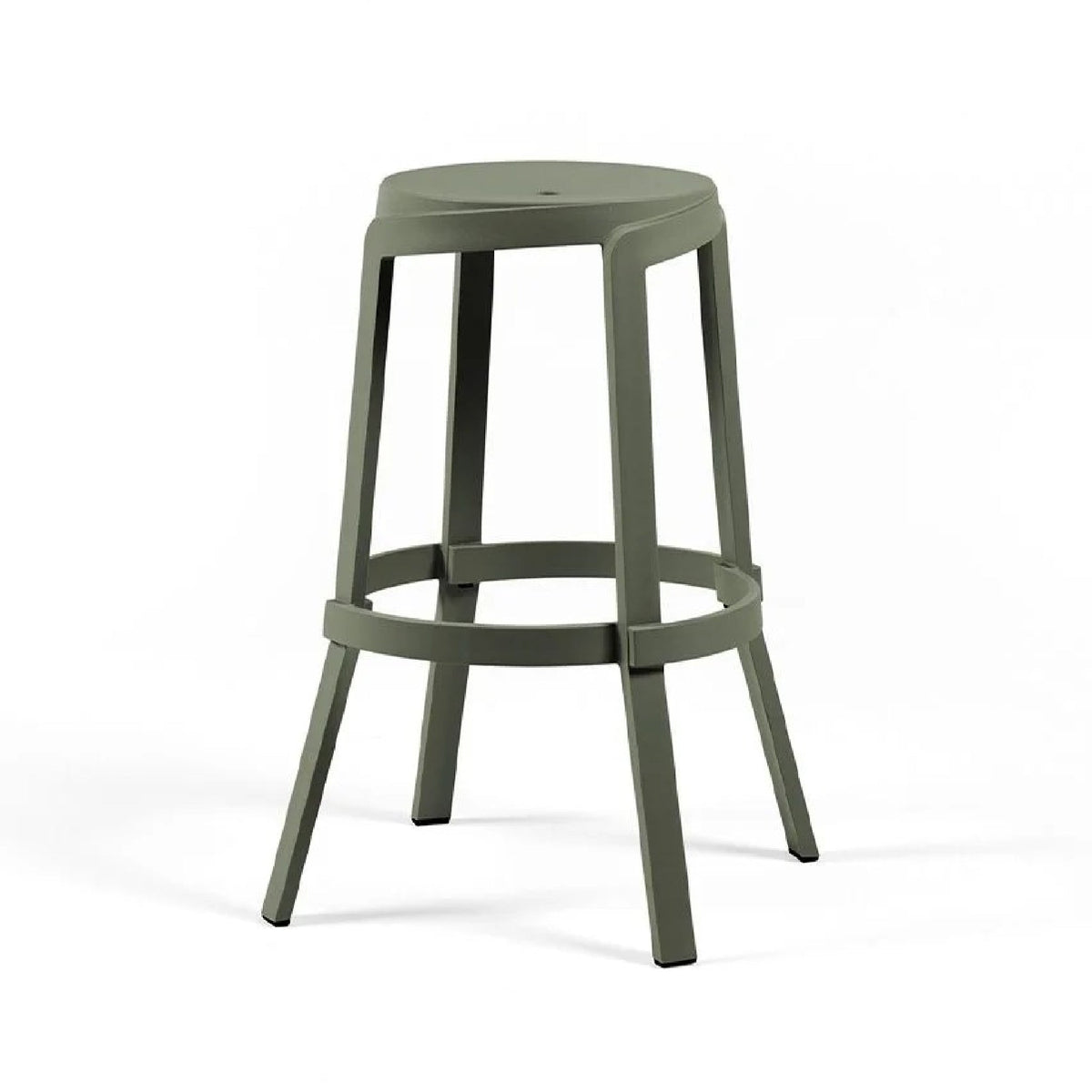 Regenerated Fiberglass Outdoor High Stool | Nardi Stack Maxi