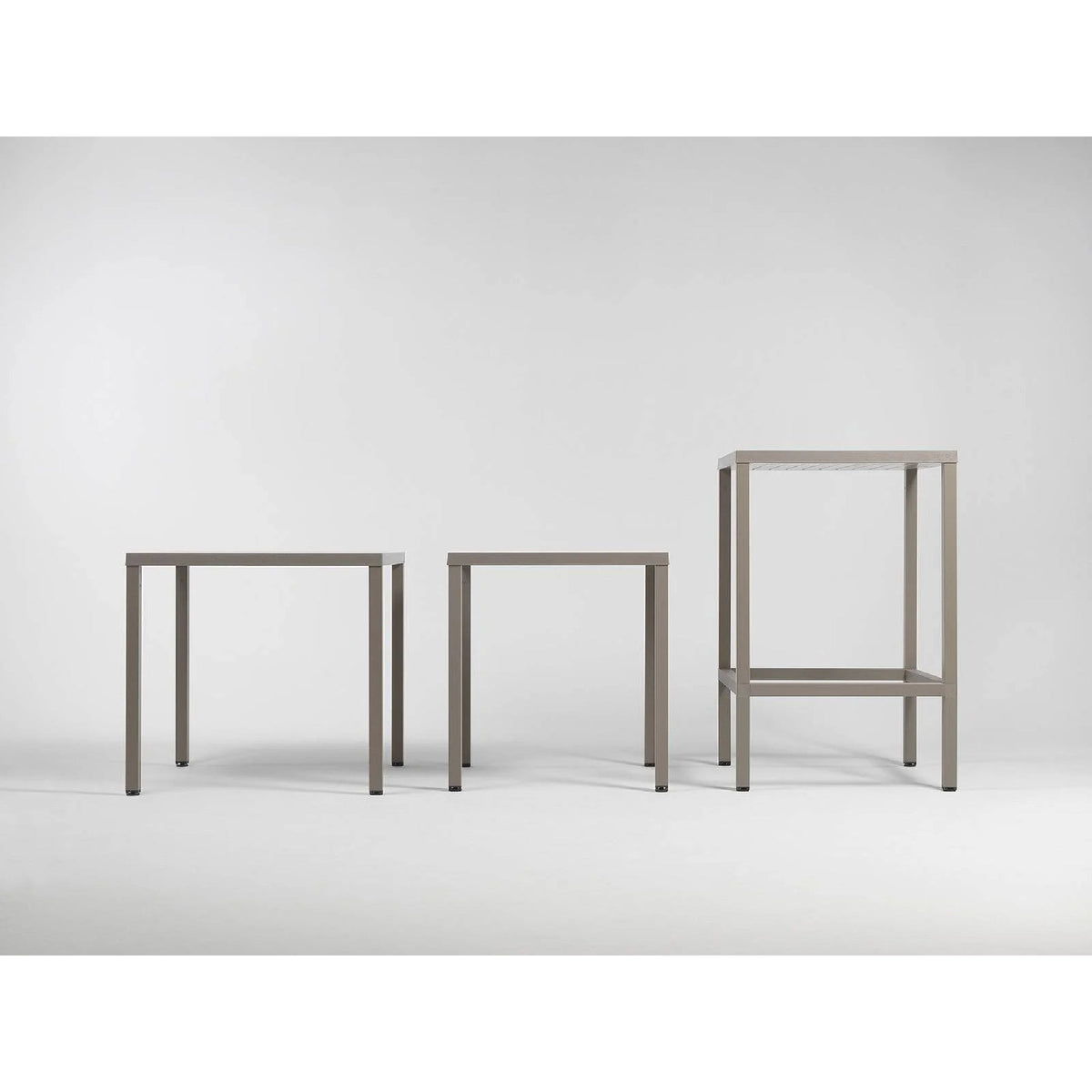 Square Slatted Outdoor Dining Table | Nardi Cube