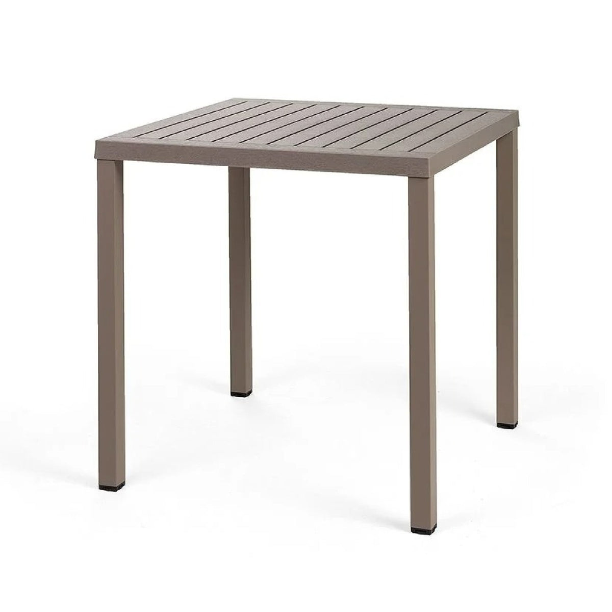 Square Slatted Outdoor Dining Table | Nardi Cube