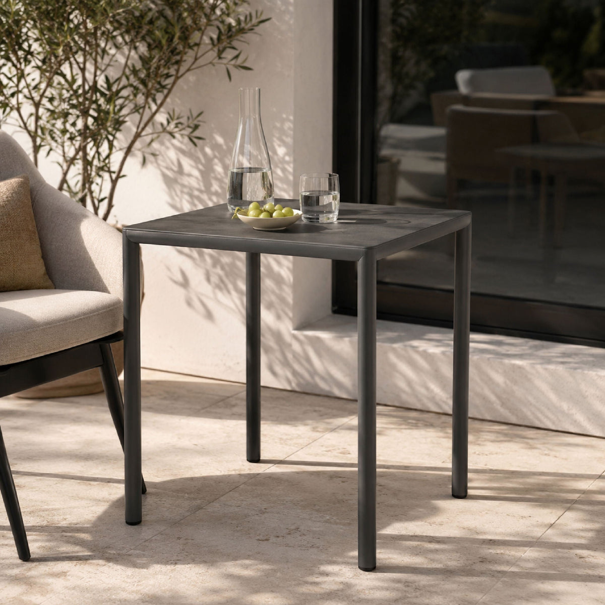 Aluminum Adjustable Outdoor Dining Table | Nardi Piave