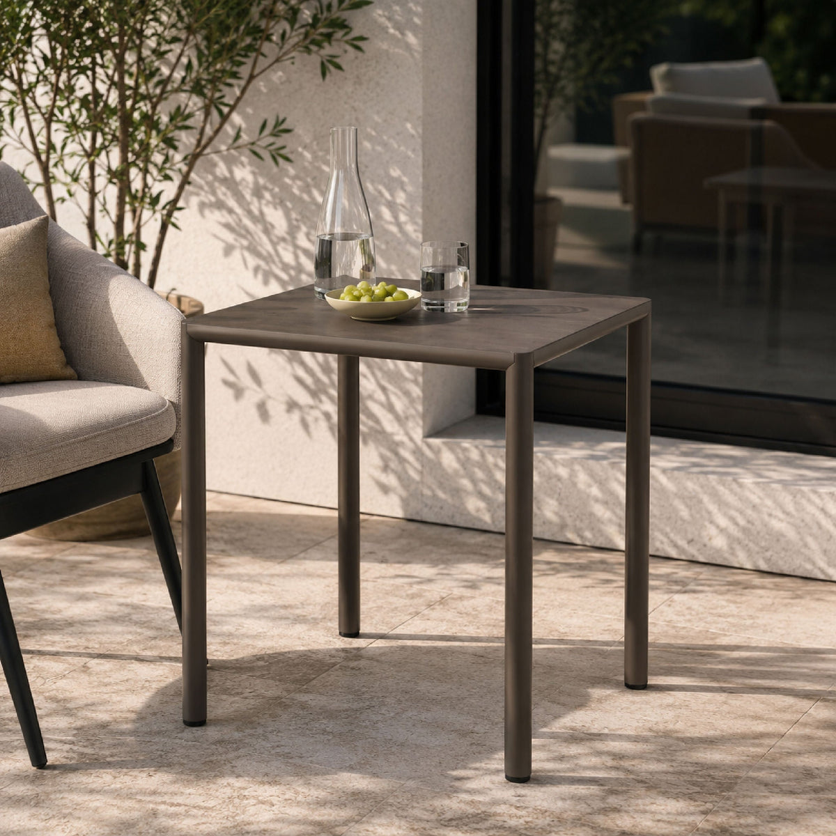 Aluminum Adjustable Outdoor Dining Table | Nardi Piave