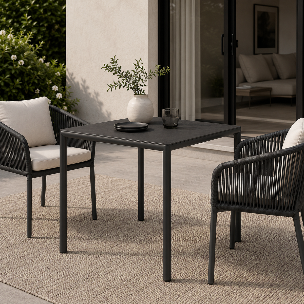 Aluminum Adjustable Outdoor Dining Table | Nardi Piave