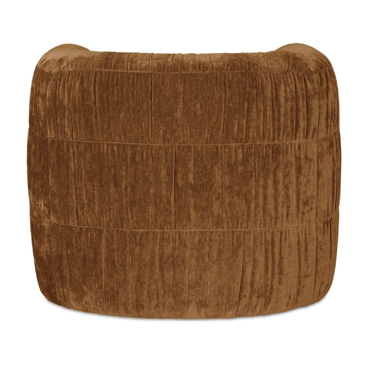 Ruched Chenille Swivel Chair | Novi Living Robson