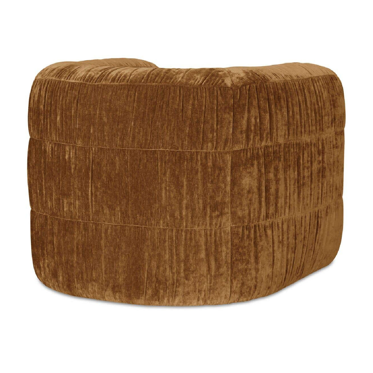 Ruched Chenille Swivel Chair | Novi Living Robson
