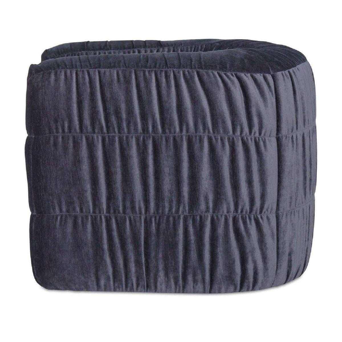 Ruched Chenille Swivel Chair | Novi Living Robson