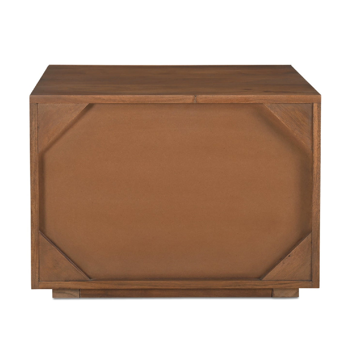 Modern European furniture - Solid Acacia 2-Drawer Nightstand - www.oroa.com