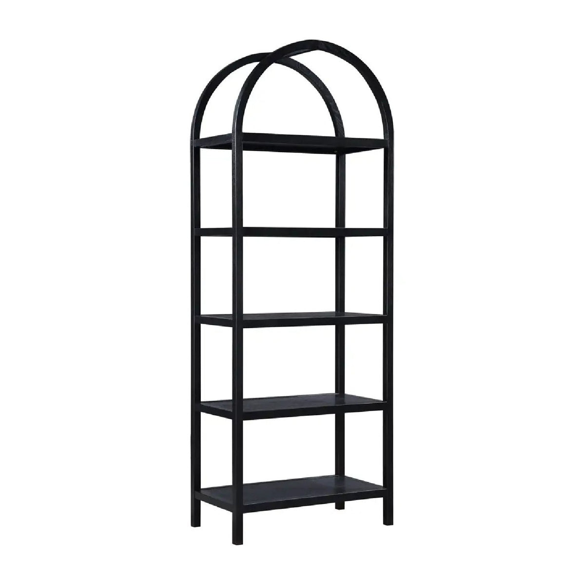 Modern European furniture - Solid Oak Arched Bookcase - www.oroa.com