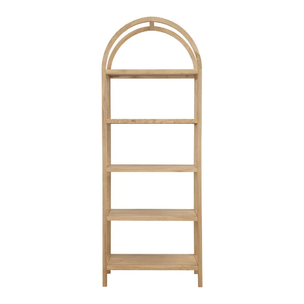 Modern European furniture - Solid Oak Arched Bookcase - www.oroa.com