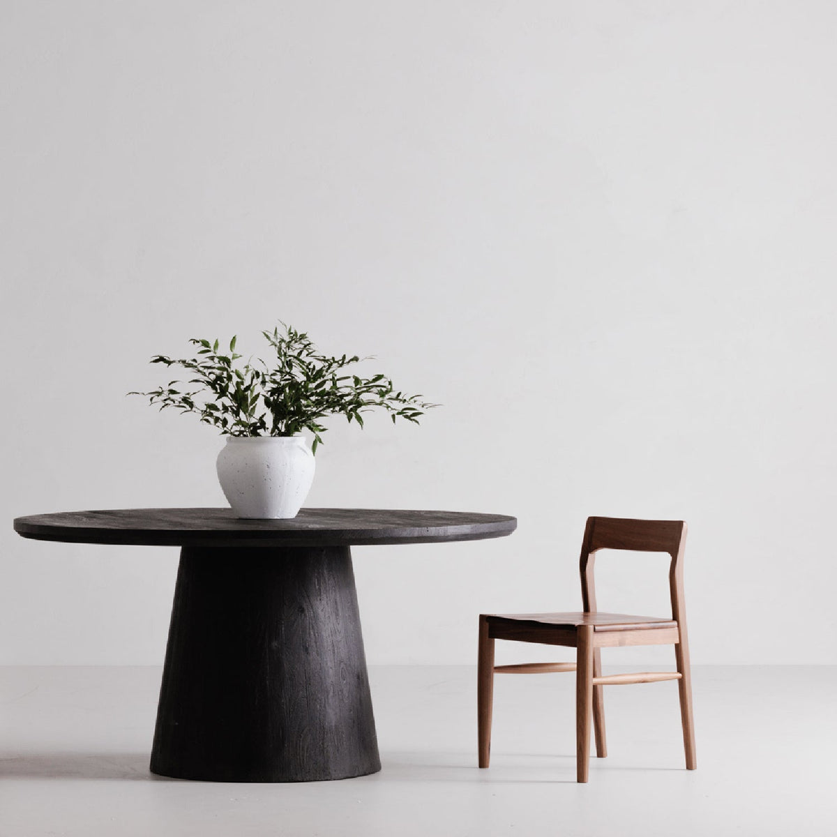 Modern European furniture - Solid Wood Open-Back Dining Chair - www.oroa.com