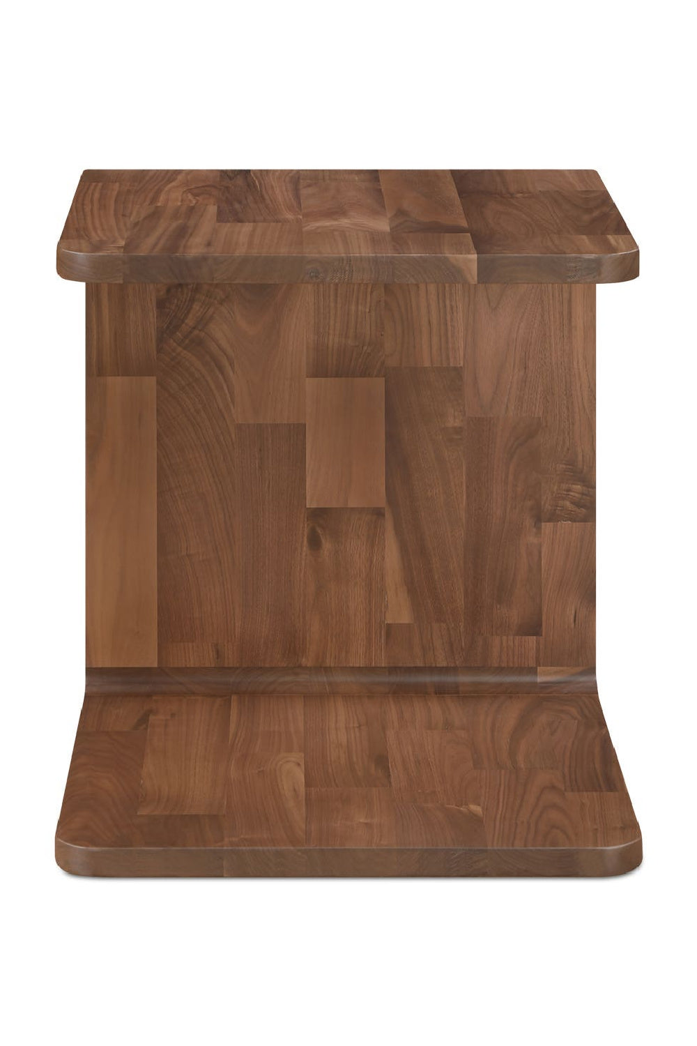 Modern European furniture - C-Shape Oak Side Table - www.oroa.com