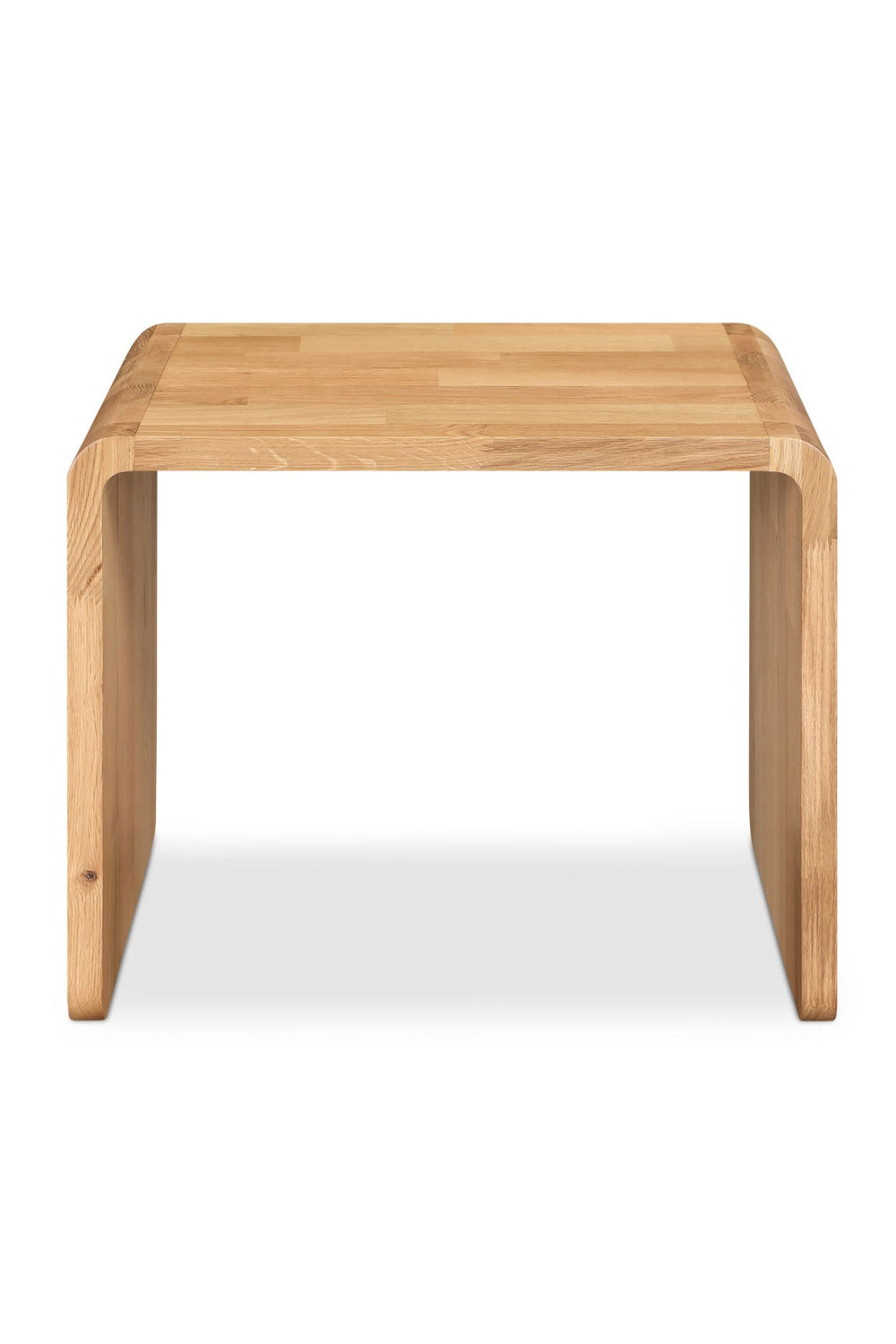 Modern European furniture - C-Shape Oak Side Table - www.oroa.com