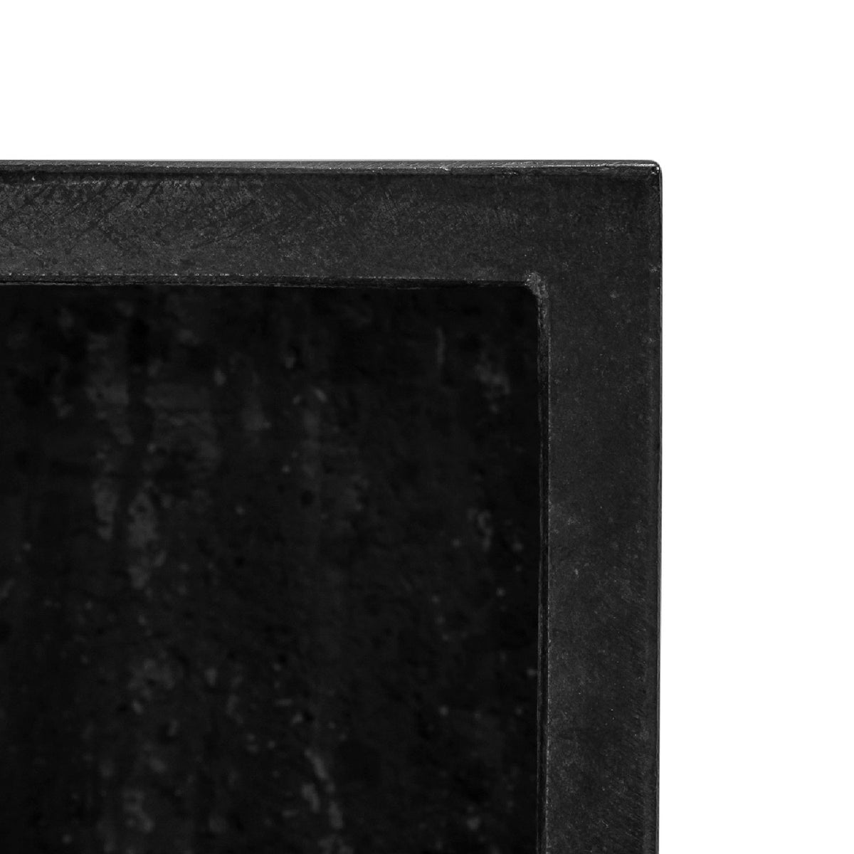 Modern European furniture - Black Concrete Indoor/Outdoor Planter - www.oroa.com