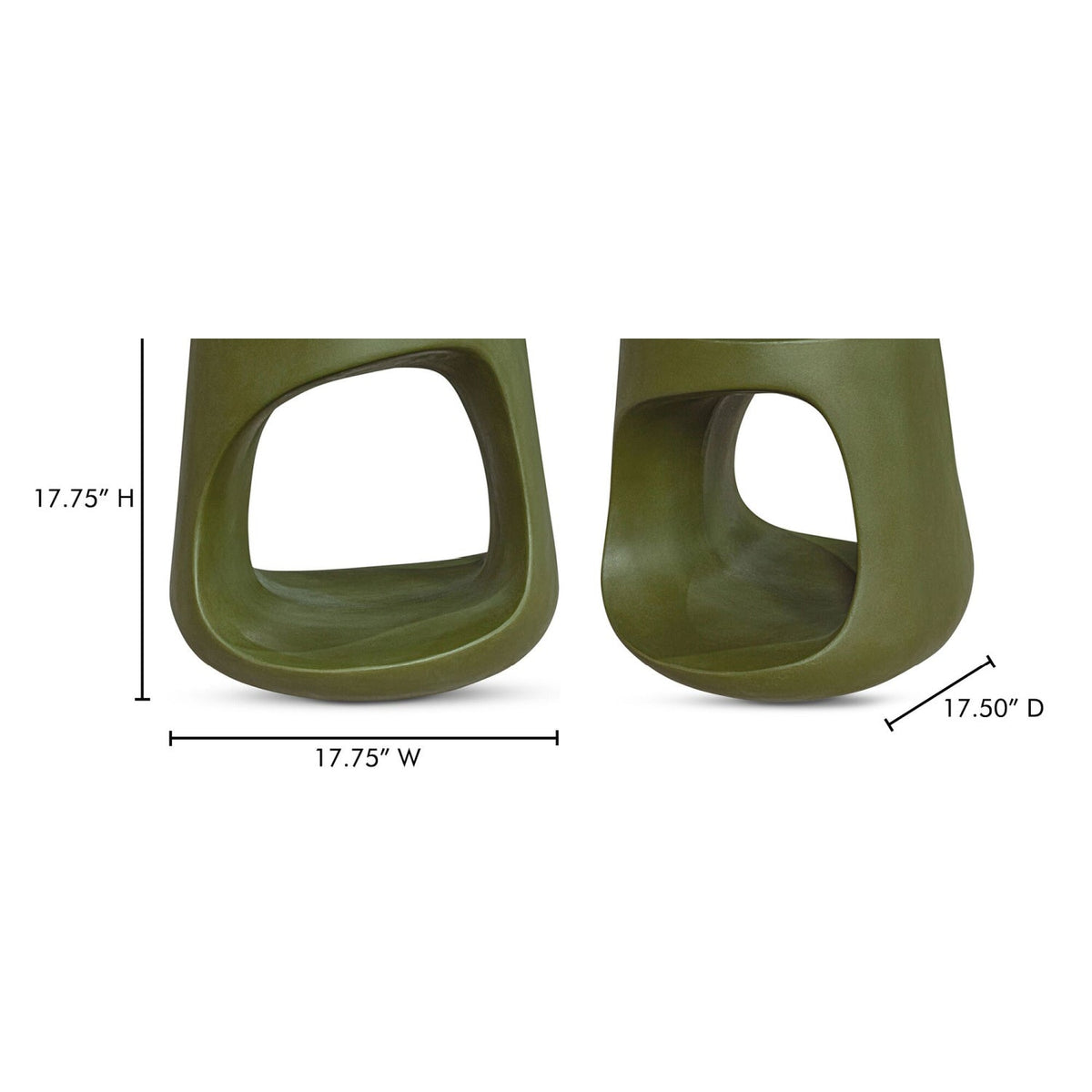 Modern European furniture - Monolithic Concrete Indoor/Outdoor Stool - www.oroa.com