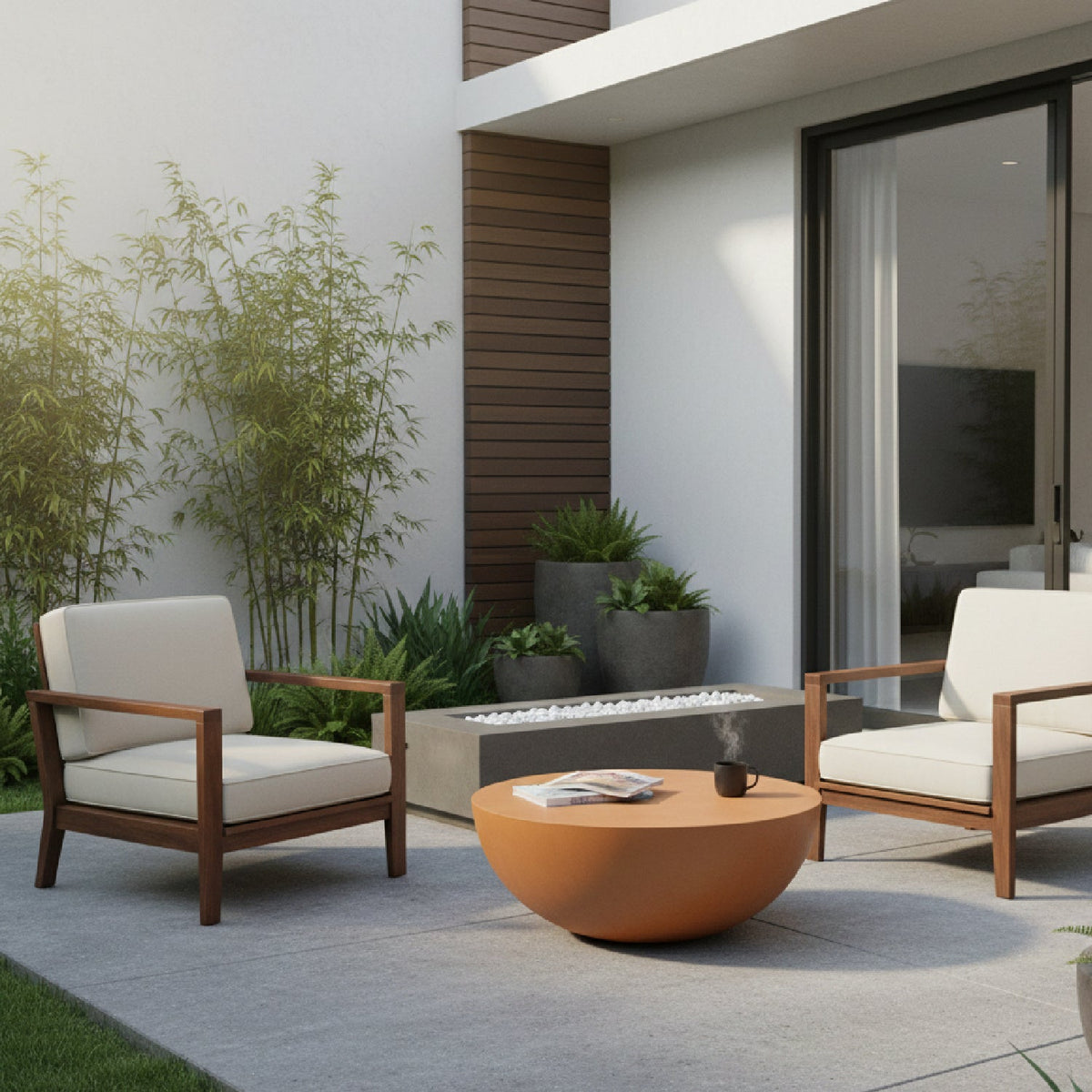 Modern European furniture - Bowl-Shaped Indoor/Outdoor Coffee Table - www.oroa.com
