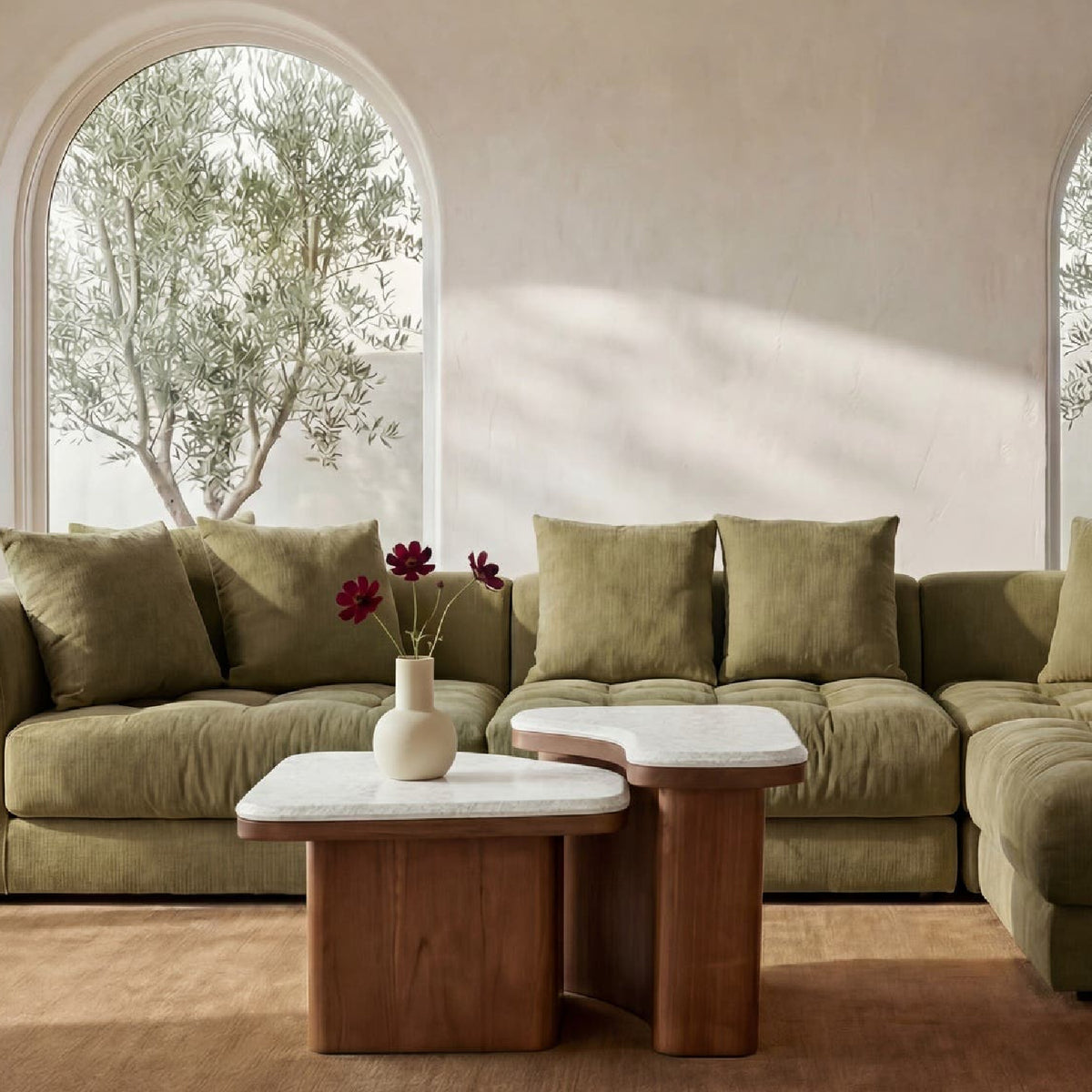 Marble Nesting Coffee Tables (2) | Novi Living Abi