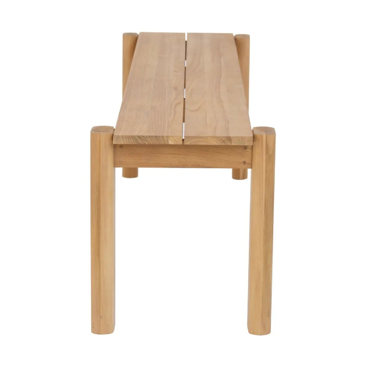 Modern European furniture - Natural Teak Outdoor Dining Bench - www.oroa.com