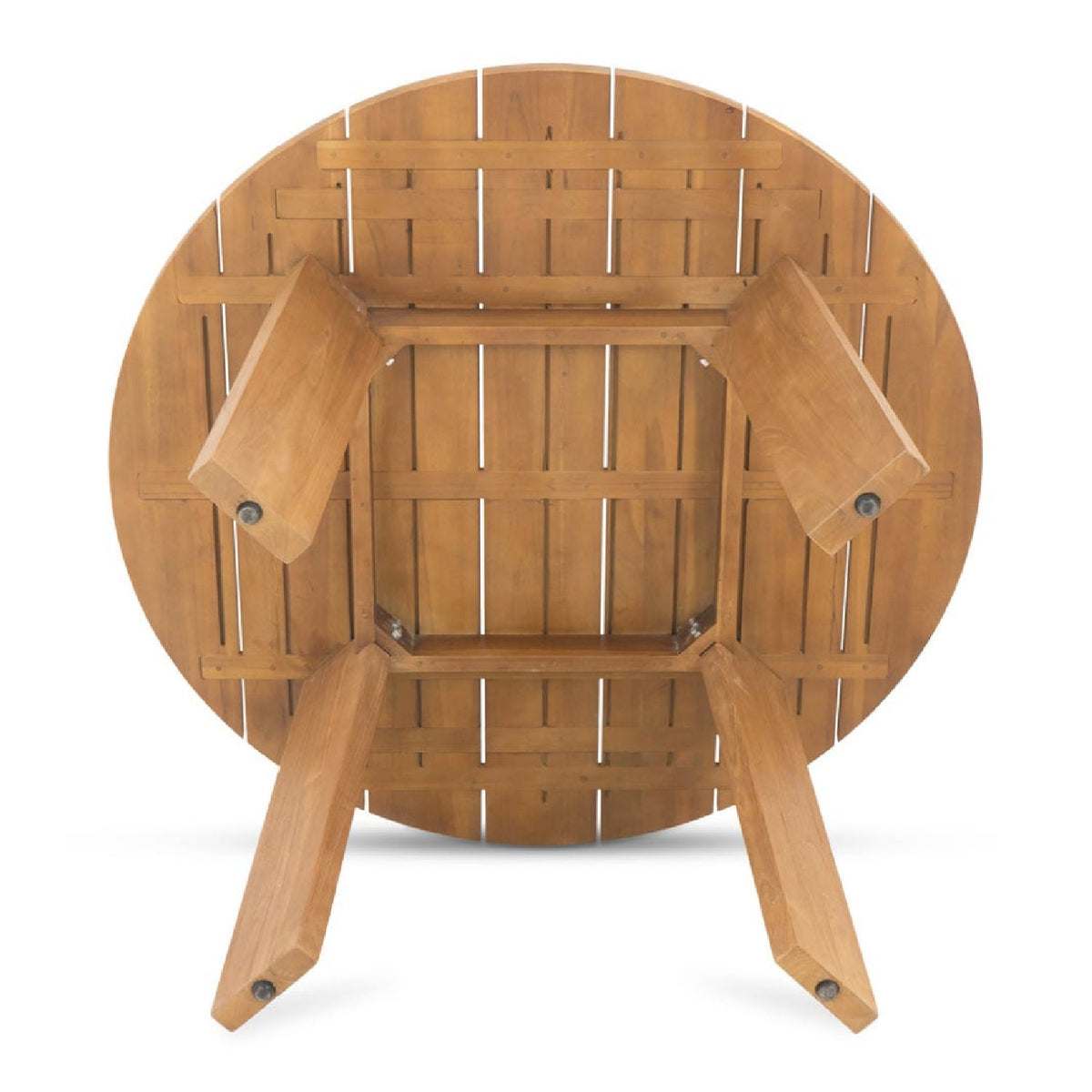 Modern European furniture - Slatted Teak Outdoor Dining Table - www.oroa.com