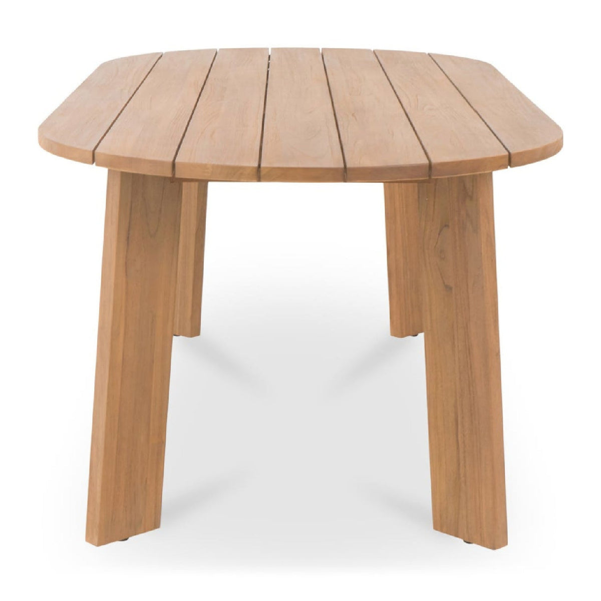 Modern European furniture - Slatted Teak Outdoor Dining Table - www.oroa.com