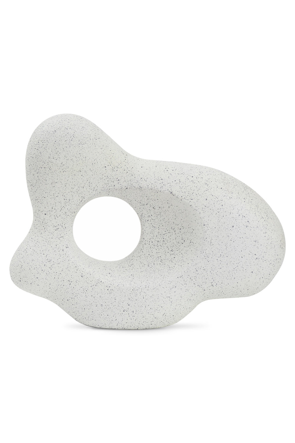 Modern European furniture - Gray Flecked Abstract Sculpture - www.oroa.com