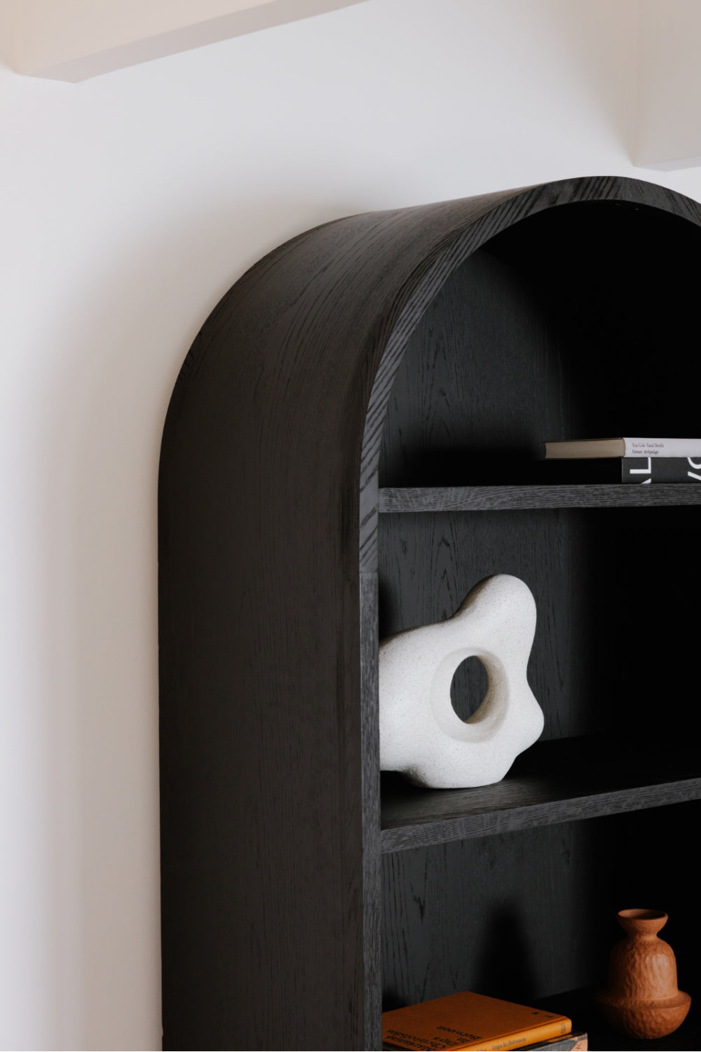 Modern European furniture - Gray Flecked Abstract Sculpture - www.oroa.com
