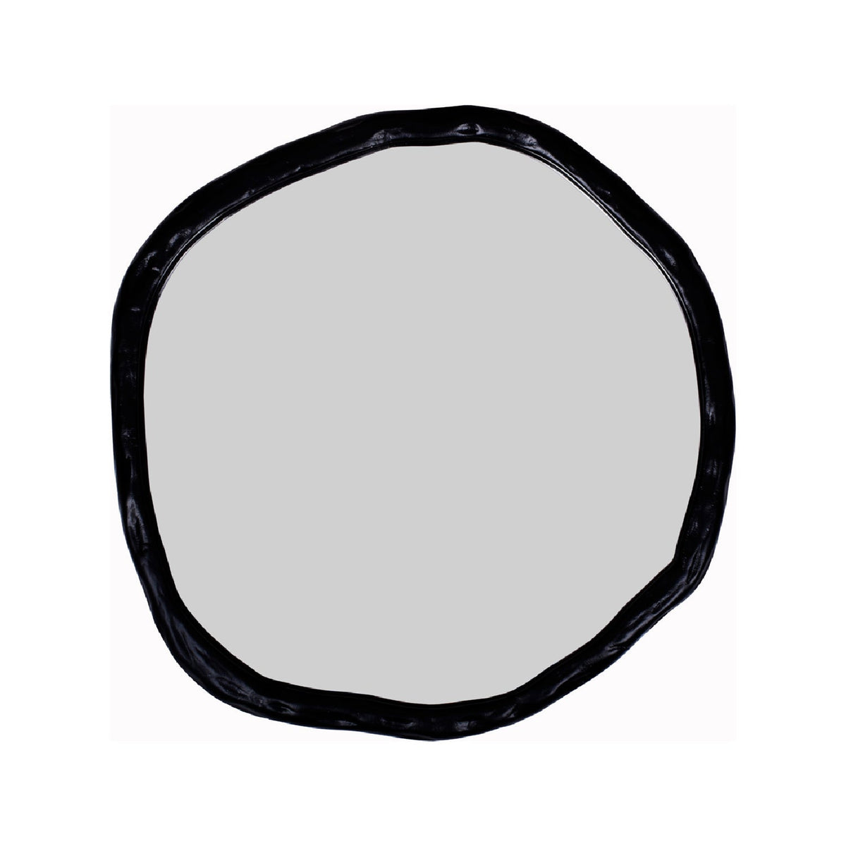 Modern European furniture - Organic-Shaped Aluminum Mirror - www.oroa.com