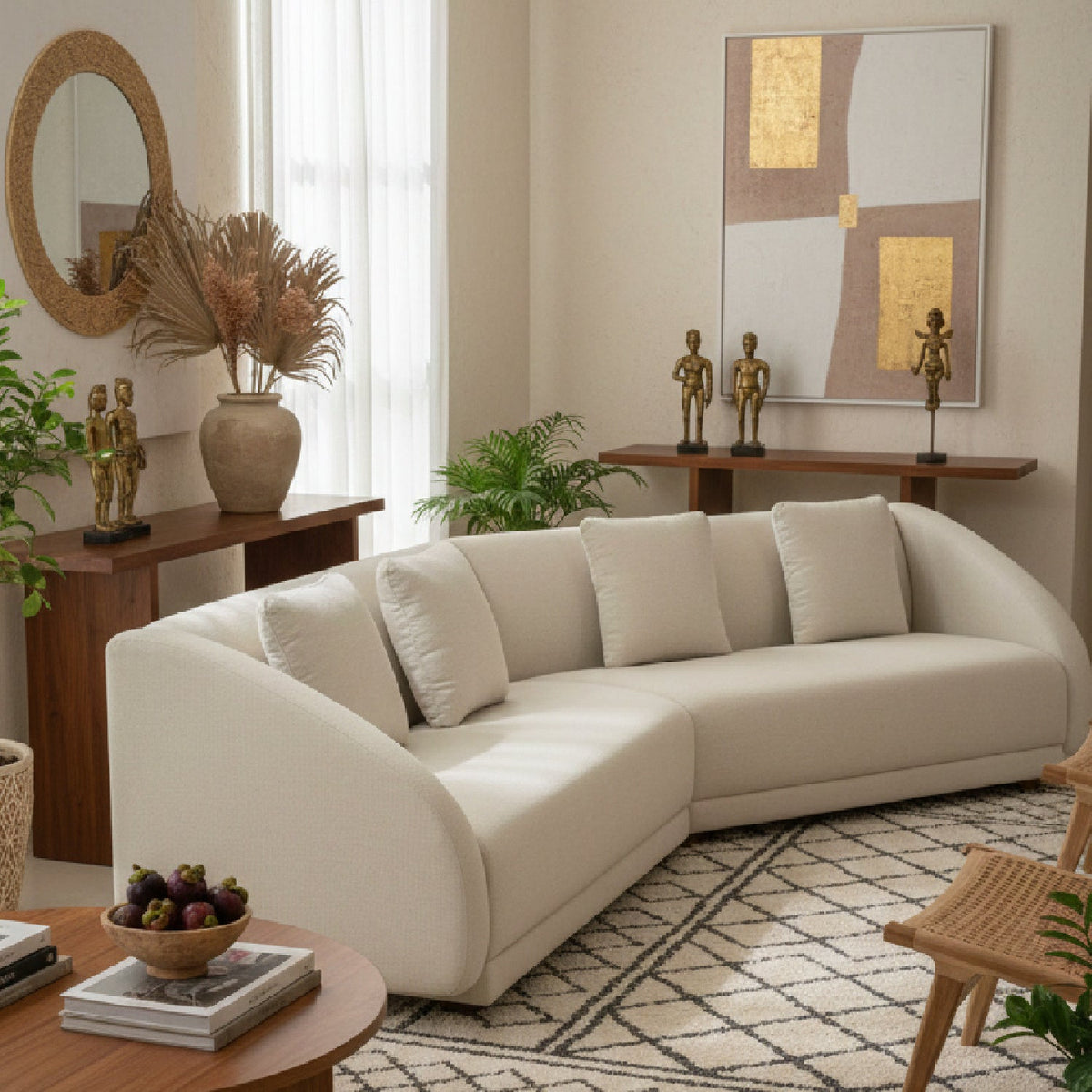 Contemporary Modular 2-Piece Sofa | Novi Living Fraser