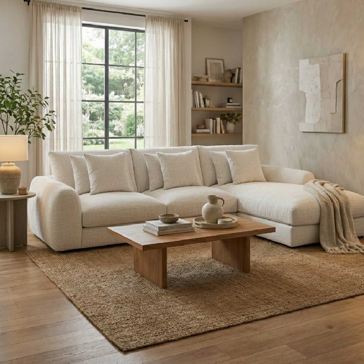 L-Shaped Sectional Sofa | Novi Living Berga