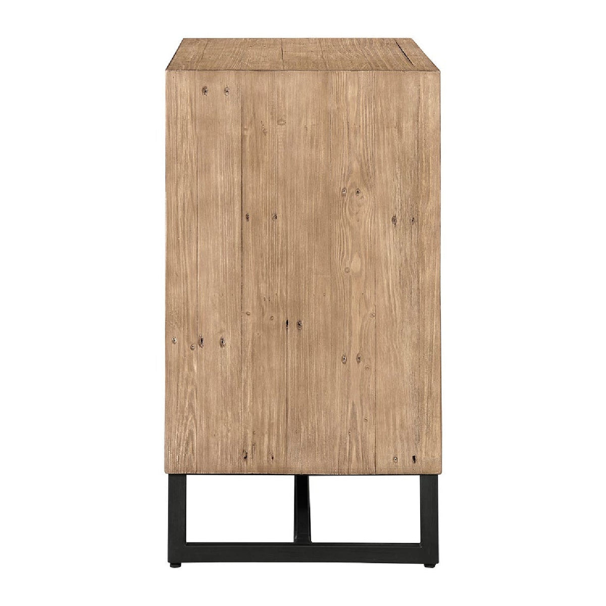 Modern European furniture - Slatted Pine 2-Door Cabinet - www.oroa.com