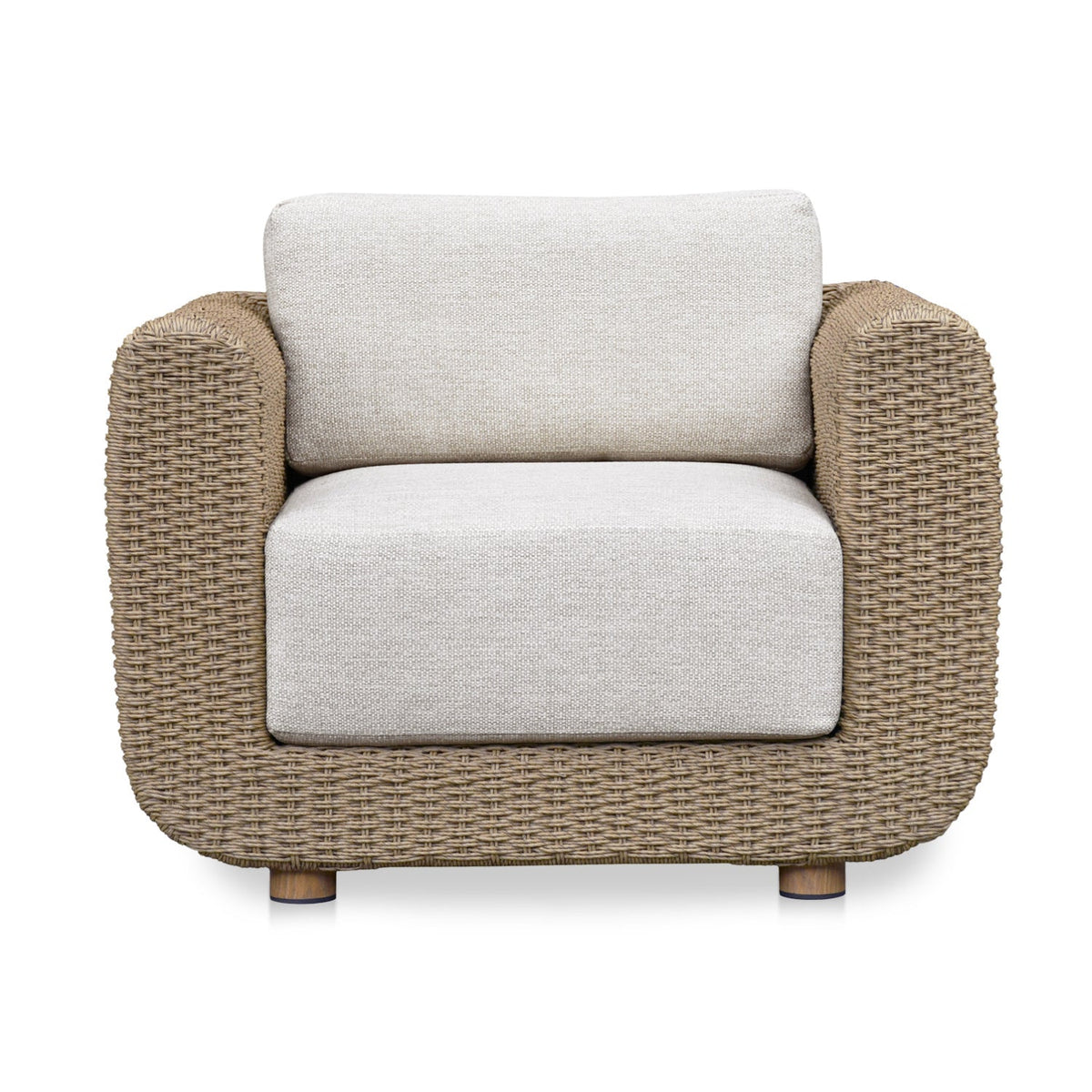 Modern European furniture - Wicker-Look Indoor/Outdoor Accent Chair - www.oroa.com