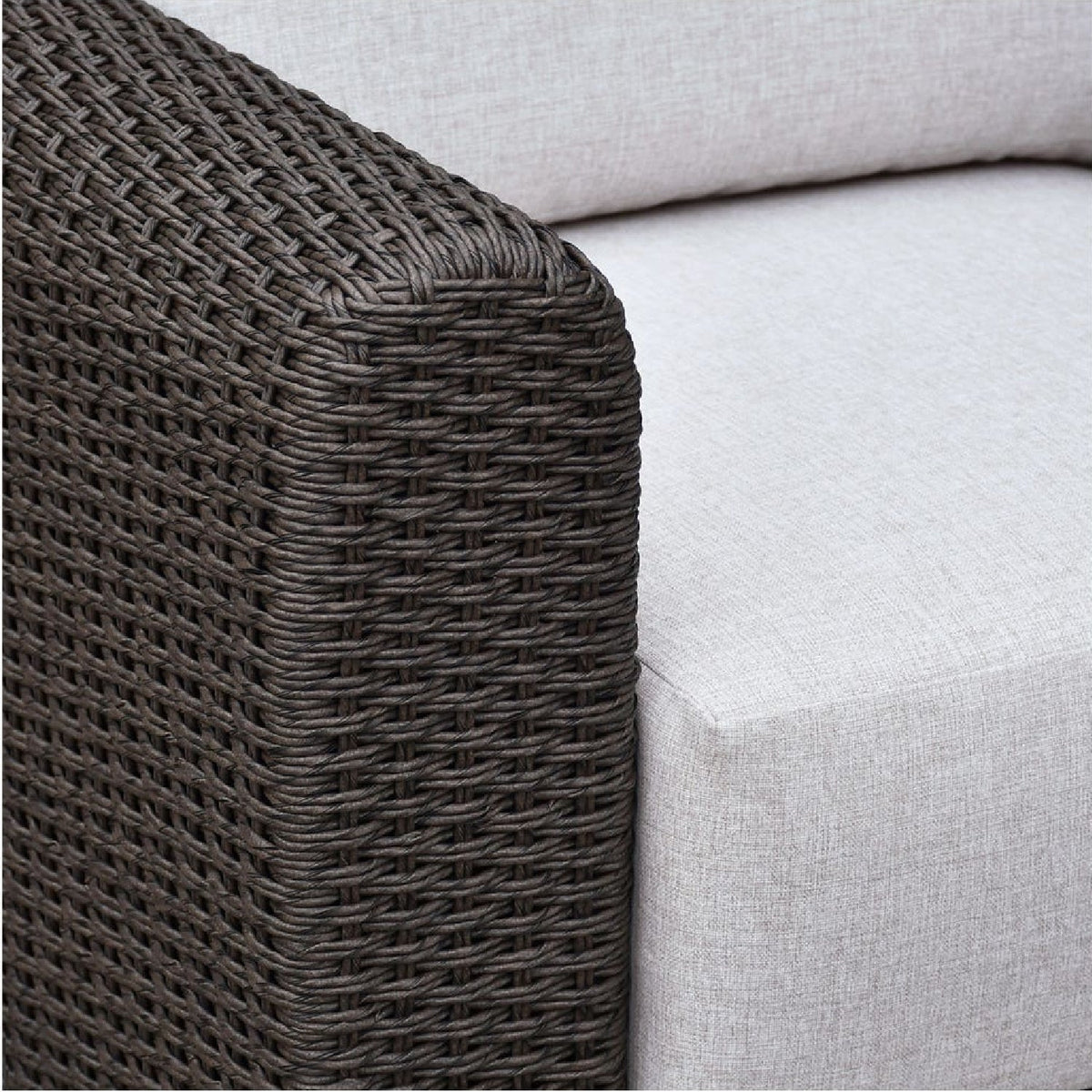 Modern European furniture - Wicker Framed Indoor/Outdoor Sofa - www.oroa.com