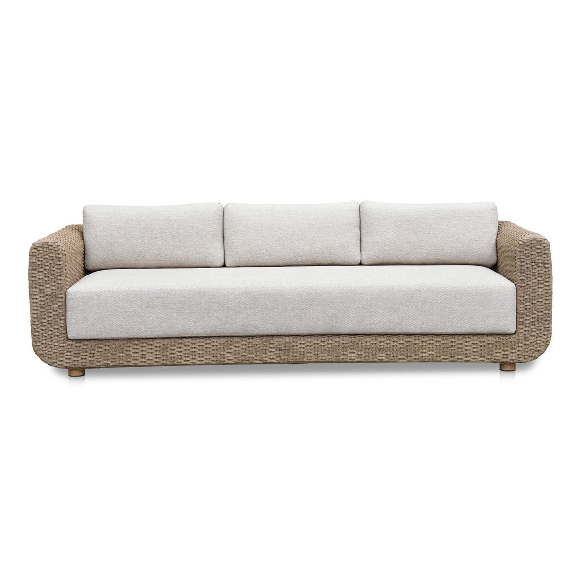 Modern European furniture - Wicker Framed Indoor/Outdoor Sofa - www.oroa.com