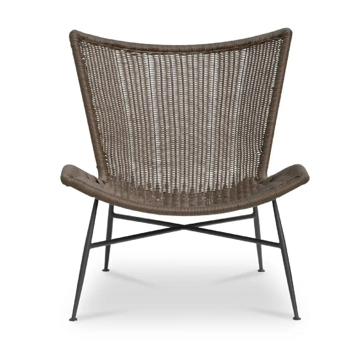 Modern European furniture - Brown Wicker Outdoor Accent Chair - www.oroa.com