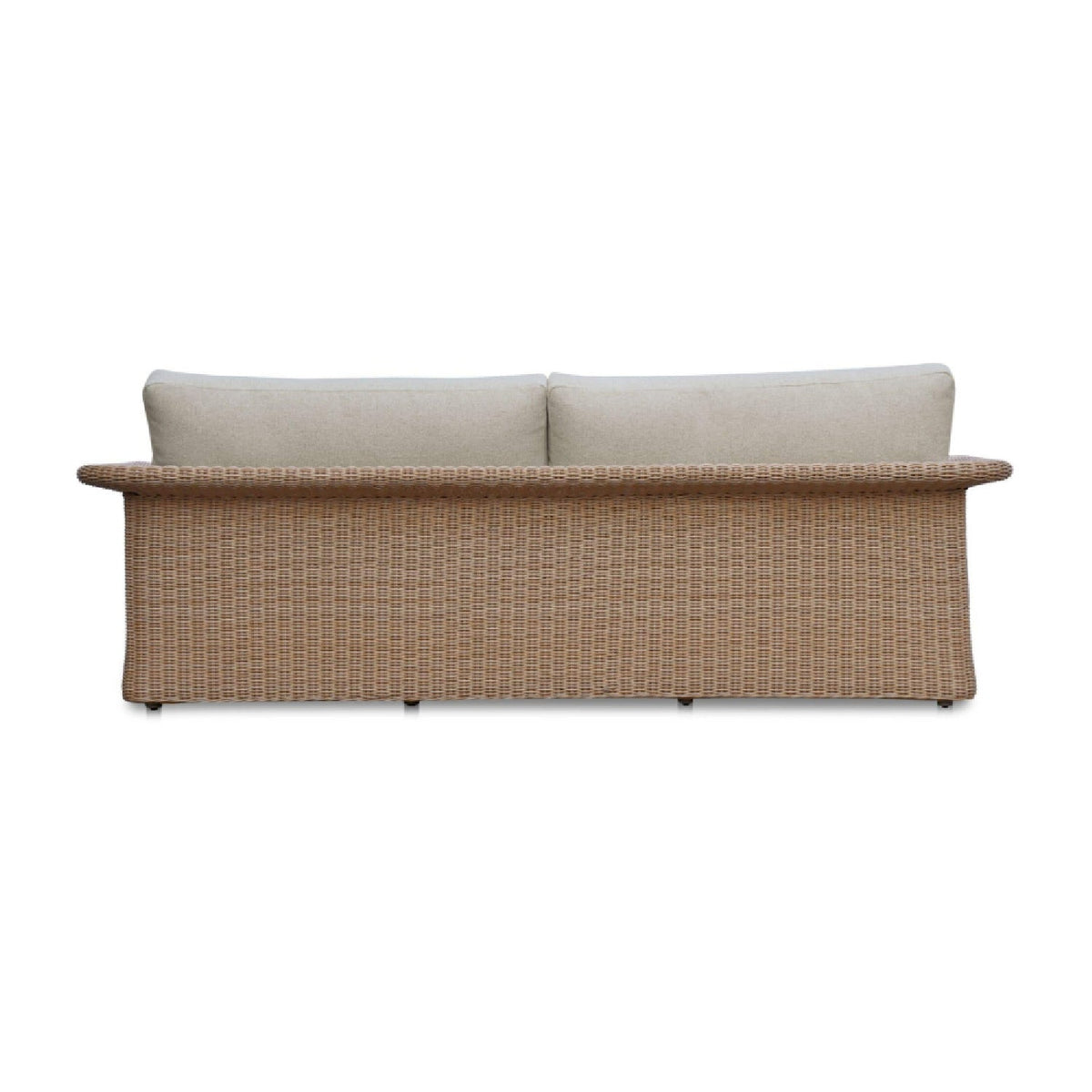 Modern European furniture - Curved Arm Wicker Outdoor Sofa - www.oroa.com