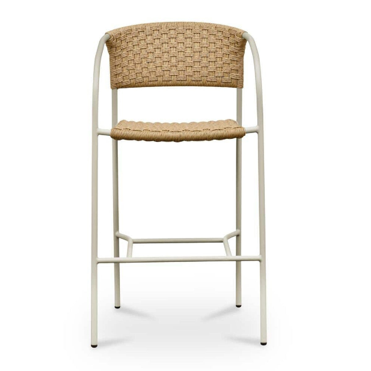 Modern European furniture - Basketweave Outdoor Bar Stool - www.oroa.com