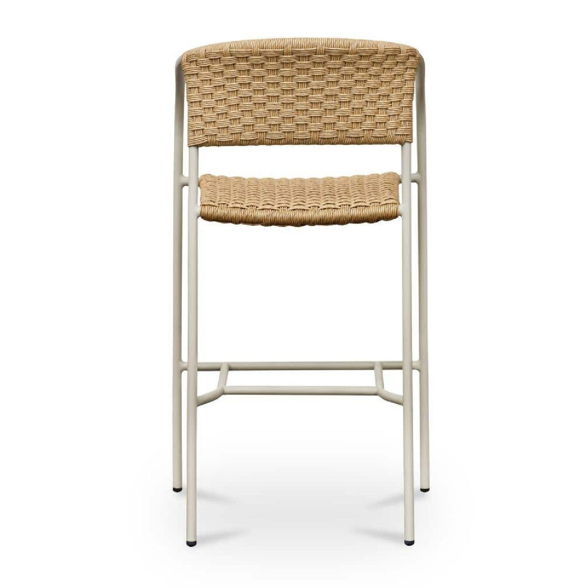 Modern European furniture - Basketweave Outdoor Bar Stool - www.oroa.com