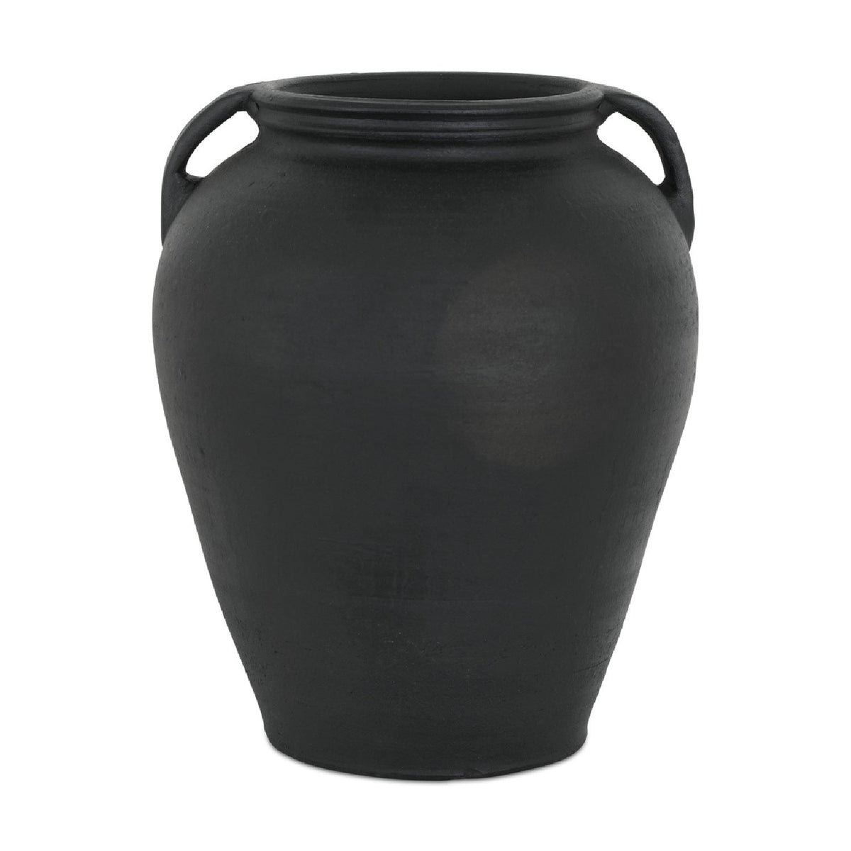 Modern European furniture - Black Terracotta Vase - www.oroa.com