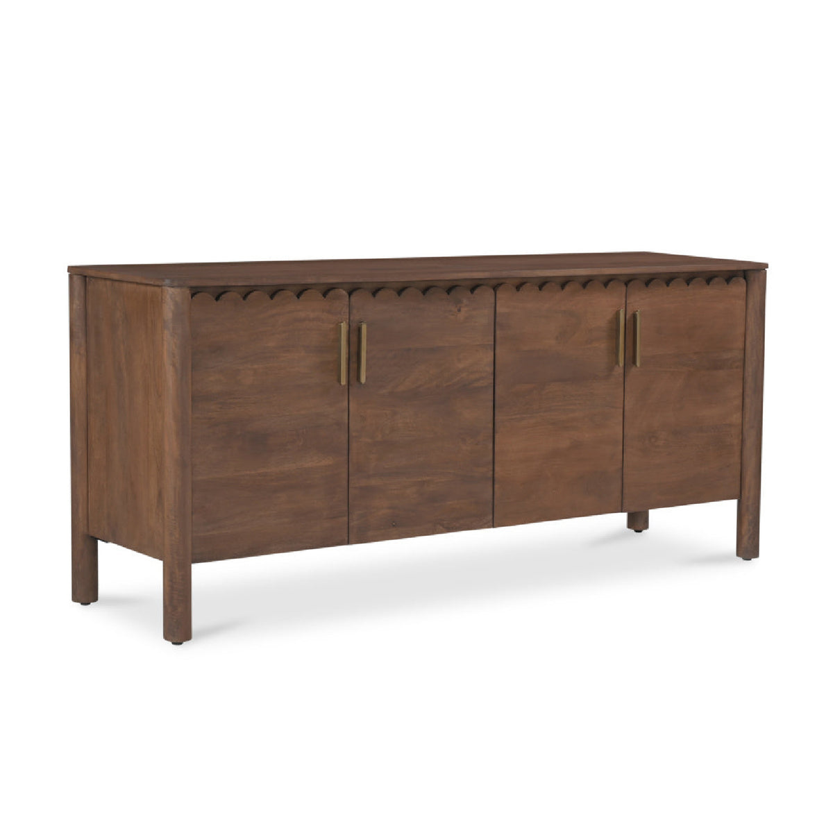 Scalloped Edge 4-Door Sideboard | Novi Living Wiley - www.oroa.com