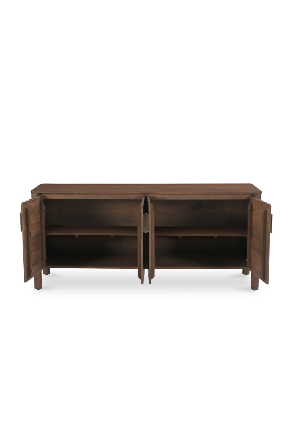 Scalloped Edge 4-Door Sideboard | Novi Living Wiley - www.oroa.com