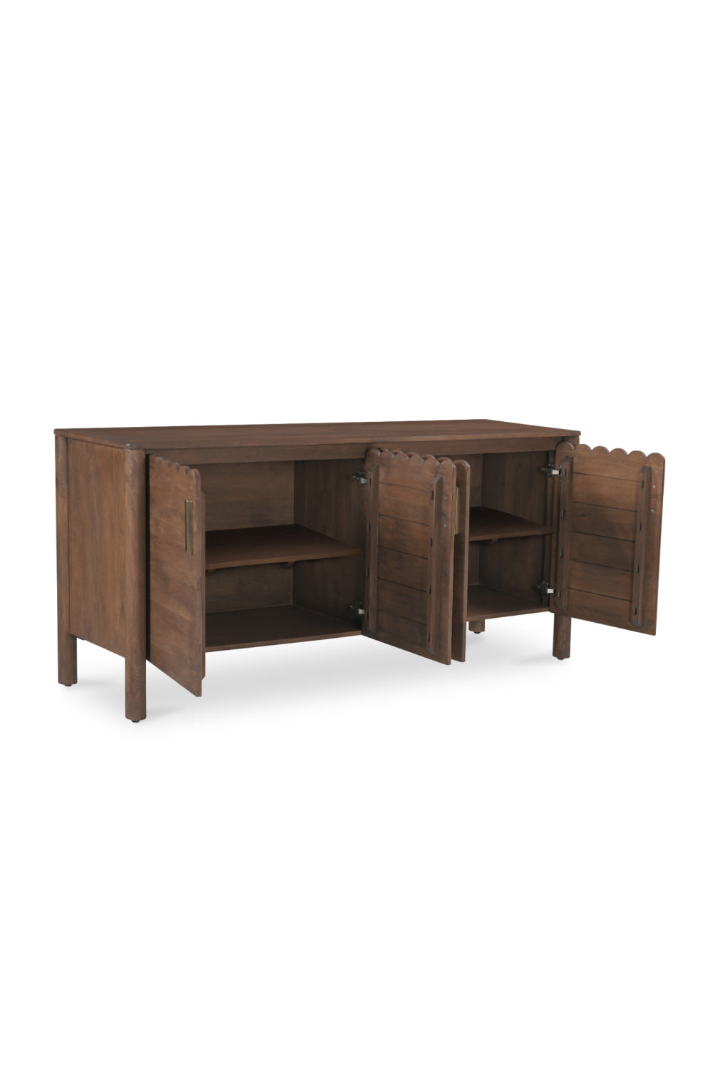 Scalloped Edge 4-Door Sideboard | Novi Living Wiley - www.oroa.com