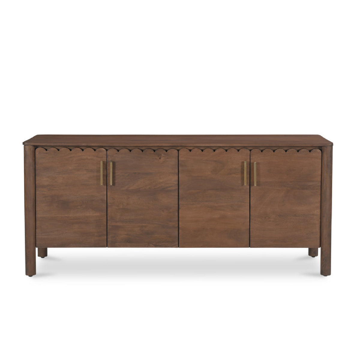 Scalloped Edge 4-Door Sideboard | Novi Living Wiley - www.oroa.com