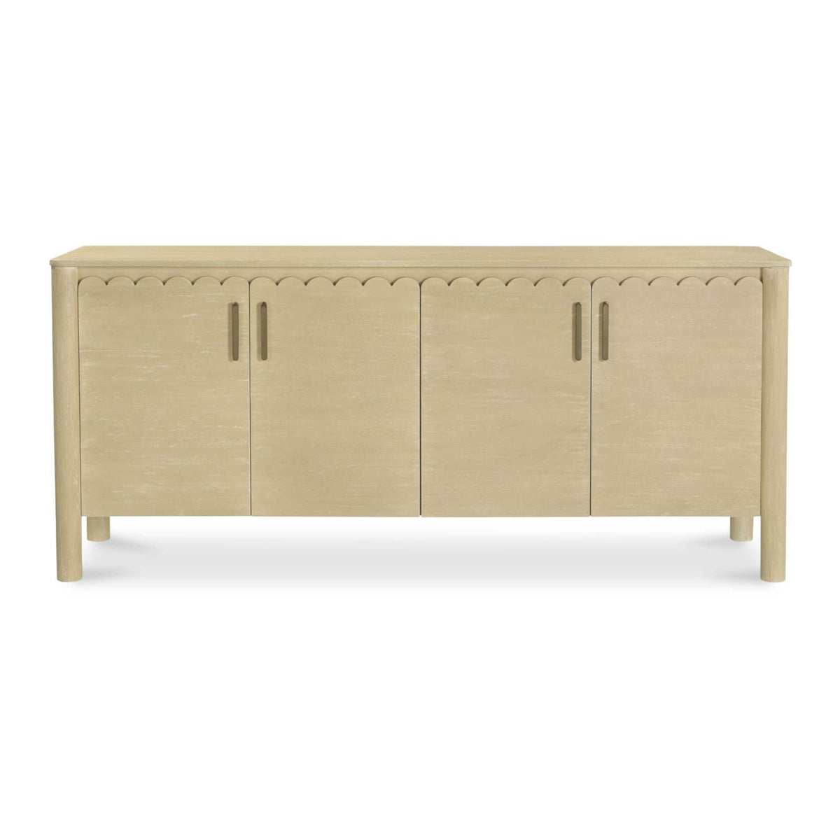 Scalloped Edge 4-Door Sideboard | Novi Living Wiley - www.oroa.com