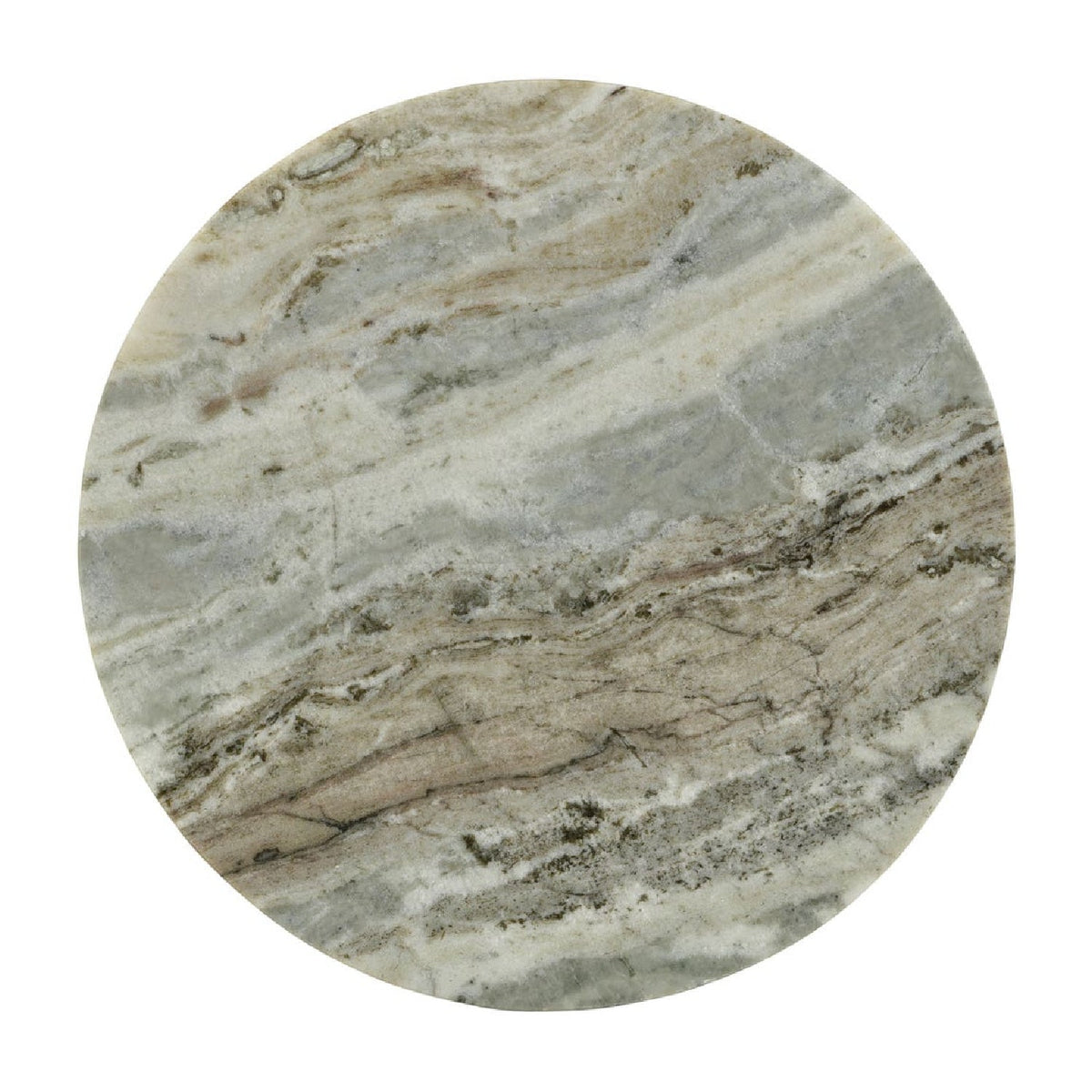 Modern European furniture - Round Natural Marble Accent Table - www.oroa.com