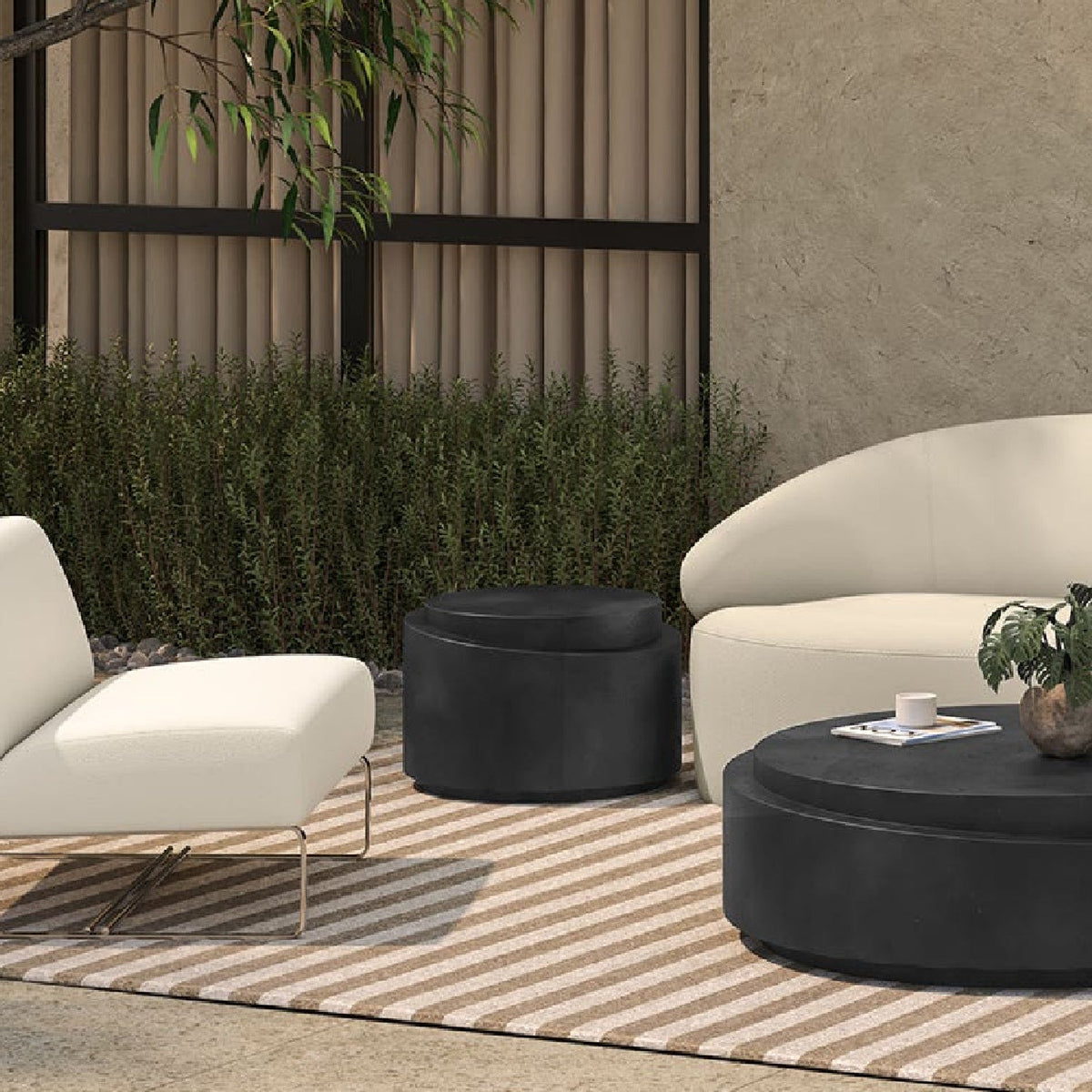 Modern European furniture - Round Outdoor Accent Table - www.oroa.com